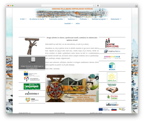 Arnes cookie banner WordPress plugin - oszboraodposlancev.si