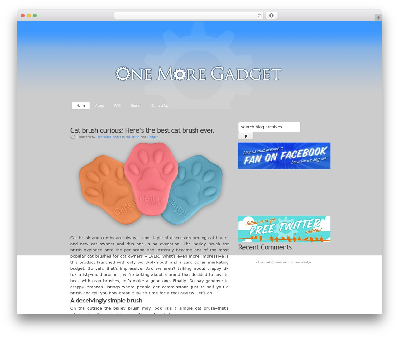 WordPress theme K2 - onemoregadget.com WordPress theme K2 - onemoregadget.com