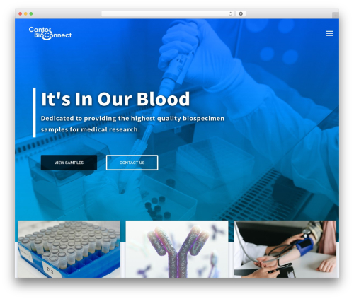 WordPress website theme LabtechCO - cantorbioconnect.com