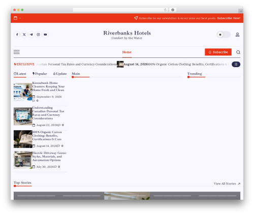 Blogsy free WordPress theme - riverbankshotels.com Blogsy free WordPress theme - riverbankshotels.com