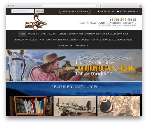 Custom Responsive (SASS) Theme WordPress theme - eagle-editions.com