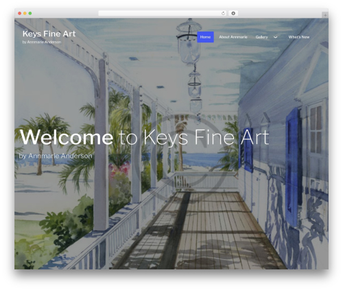 elemento theme WordPress - keysfineart.com
