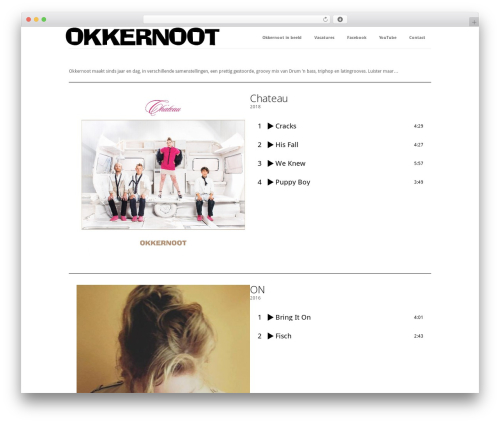 Immersion theme WordPress - okkernoot.com