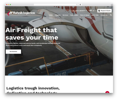 Themecore WordPress plugin - rahniklogistics.com