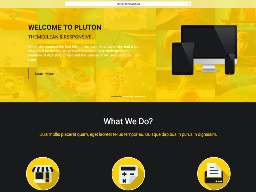 Opuswebsolution WordPress blog theme by ThemeArt