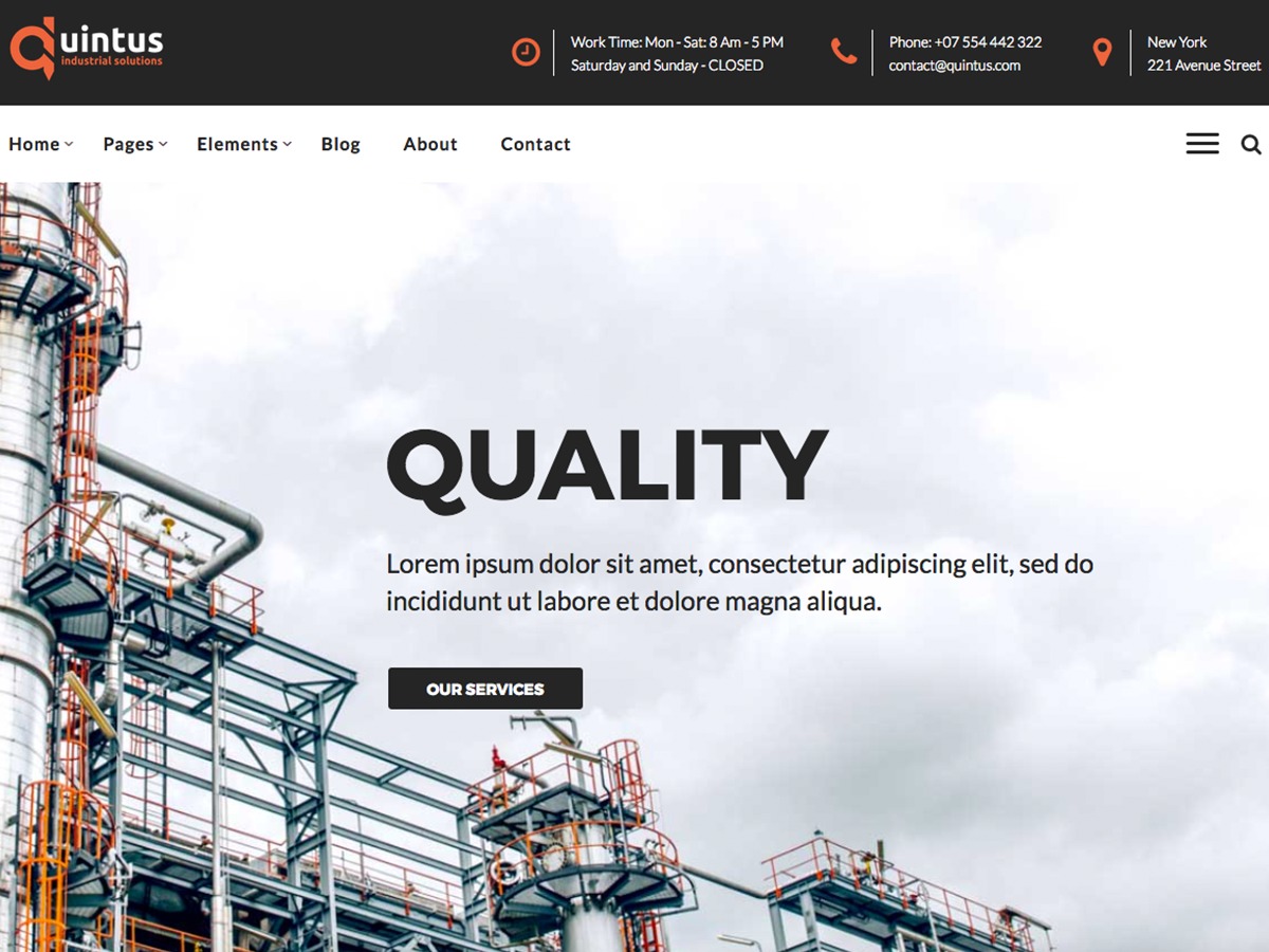 QuintusWP WordPress theme QuintusWP WordPress theme