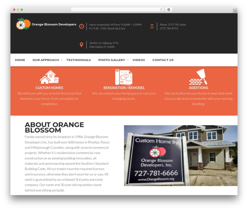 QuintusWP WordPress theme - orangeblossom.org/site