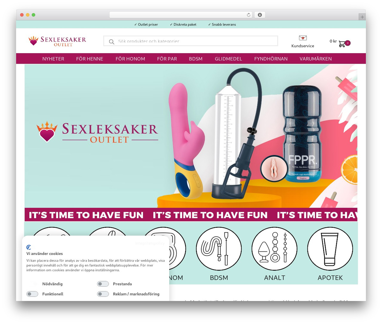 Shoptimizer WordPress ecommerce theme - sexleksakeroutlet.se