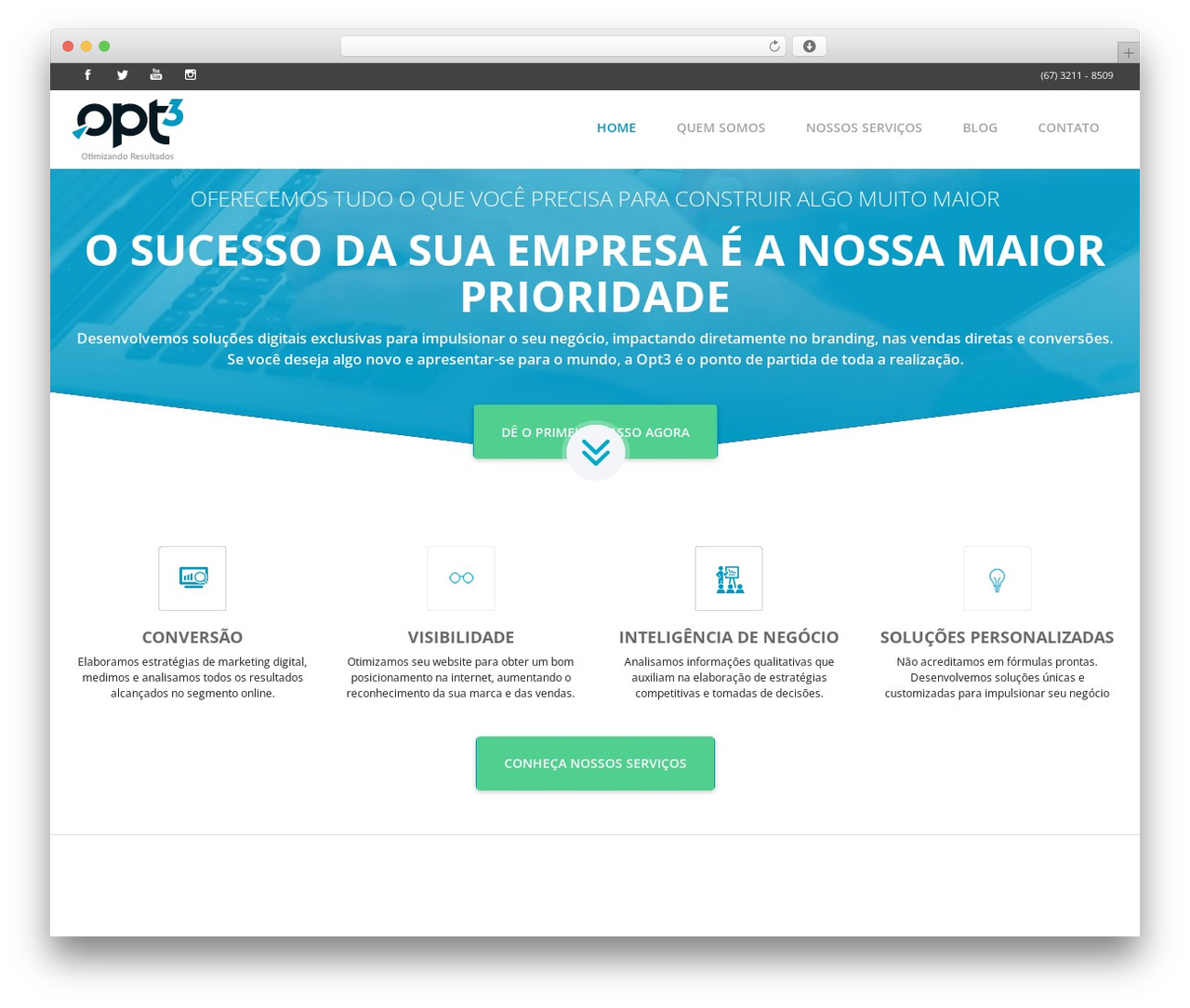 Tema Opt3 WordPress theme - opt3.com.br