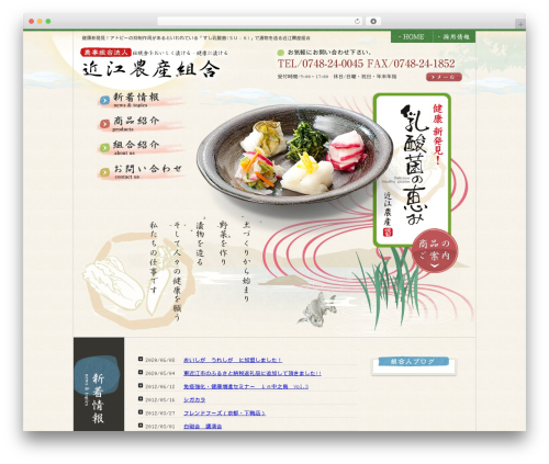 Temp premium WordPress theme - ouminousan.com