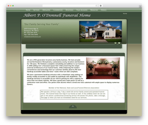 Theme WordPress Accolade - odonnellfuneral.com