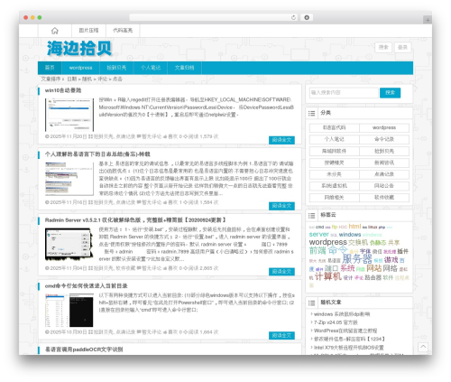 Theme WordPress Ality - haibianshibei.com
