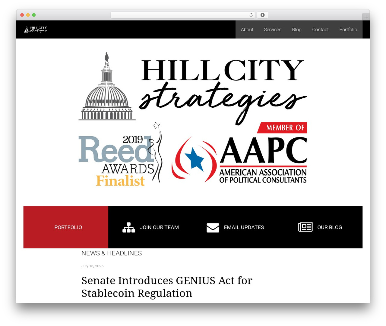 Theme WordPress FrontRunner - hillcitystrategies.com Theme WordPress FrontRunner - hillcitystrategies.com