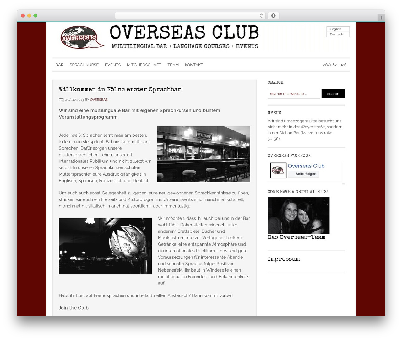 Theme WordPress Genesis - overseasclub.de