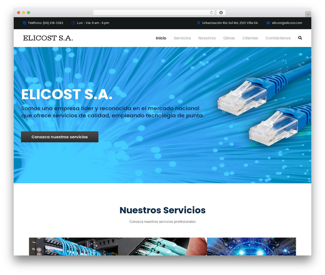 UnfinityPlus WordPress theme - elicost.com