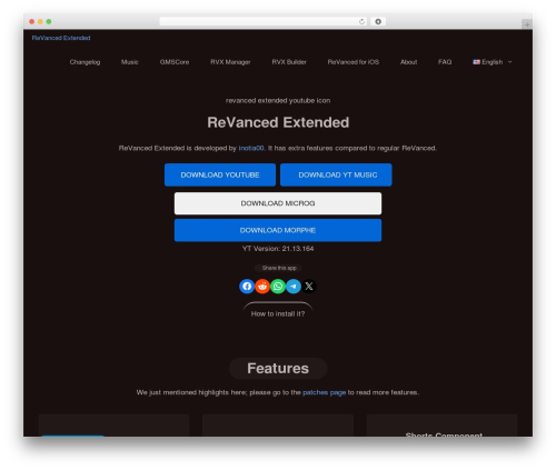 Social sharing block WordPress plugin - rvx.to