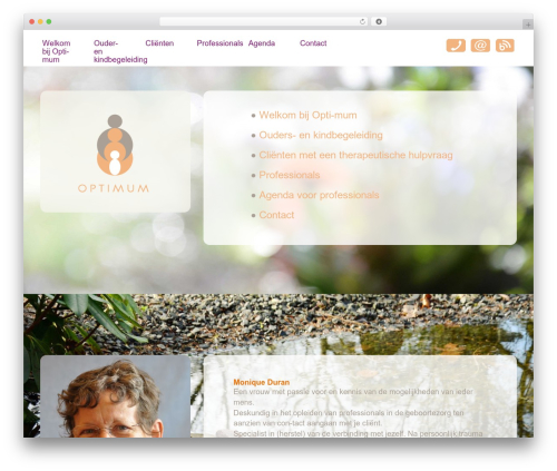 WordPress theme optima theme - opti-mum.nl
