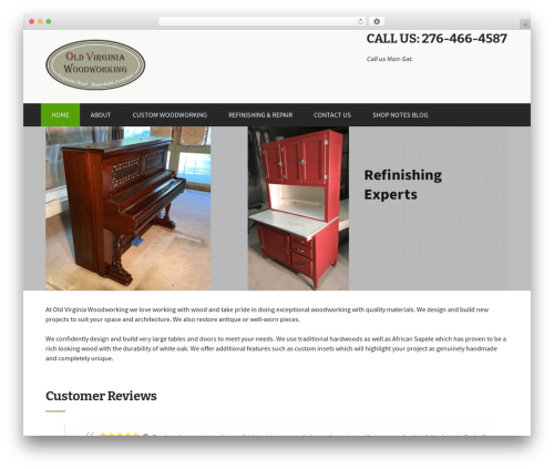 WordPress theme FlatOn Pro - oldvirginiawoodworking.com