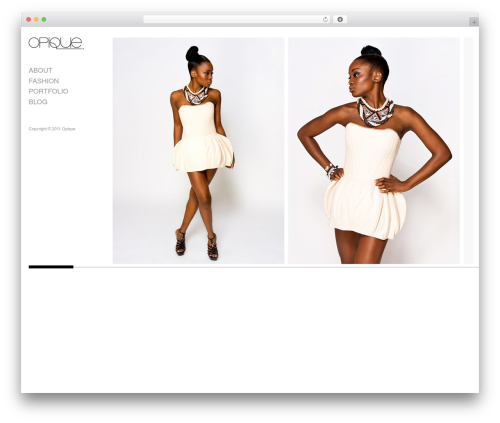 WordPress theme KIN - opique.com/site