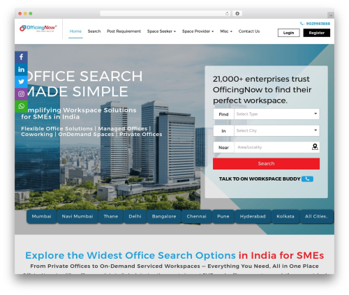 WordPress theme Monomyth - officingnow.com