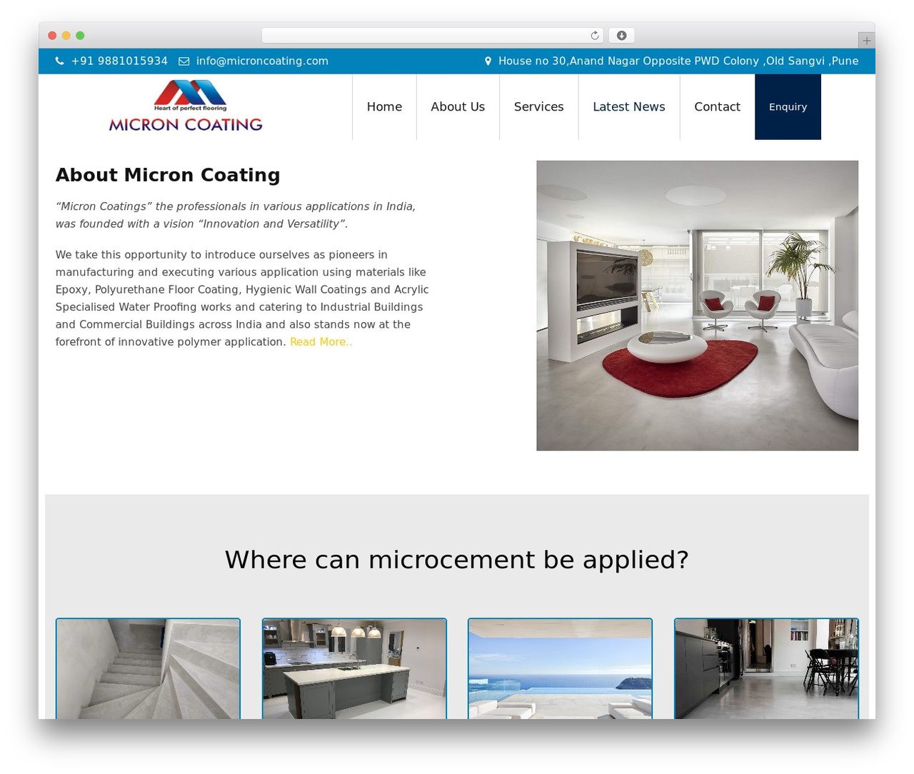 Best WordPress theme Eikra - microncoating.com