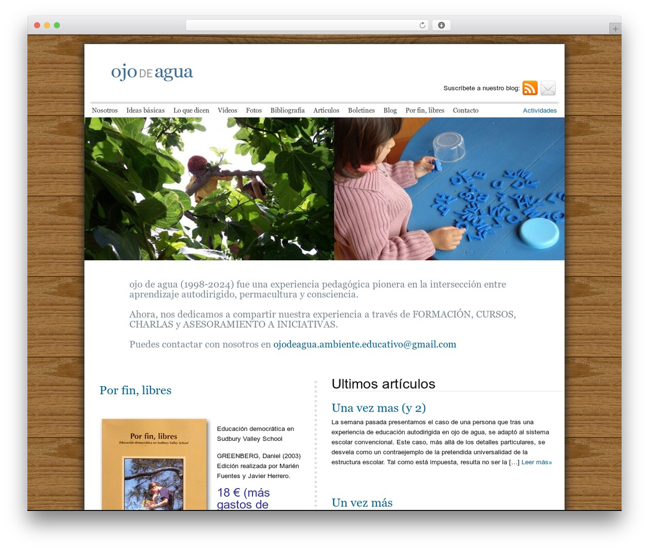 Catalyst theme WordPress - ojodeagua.es