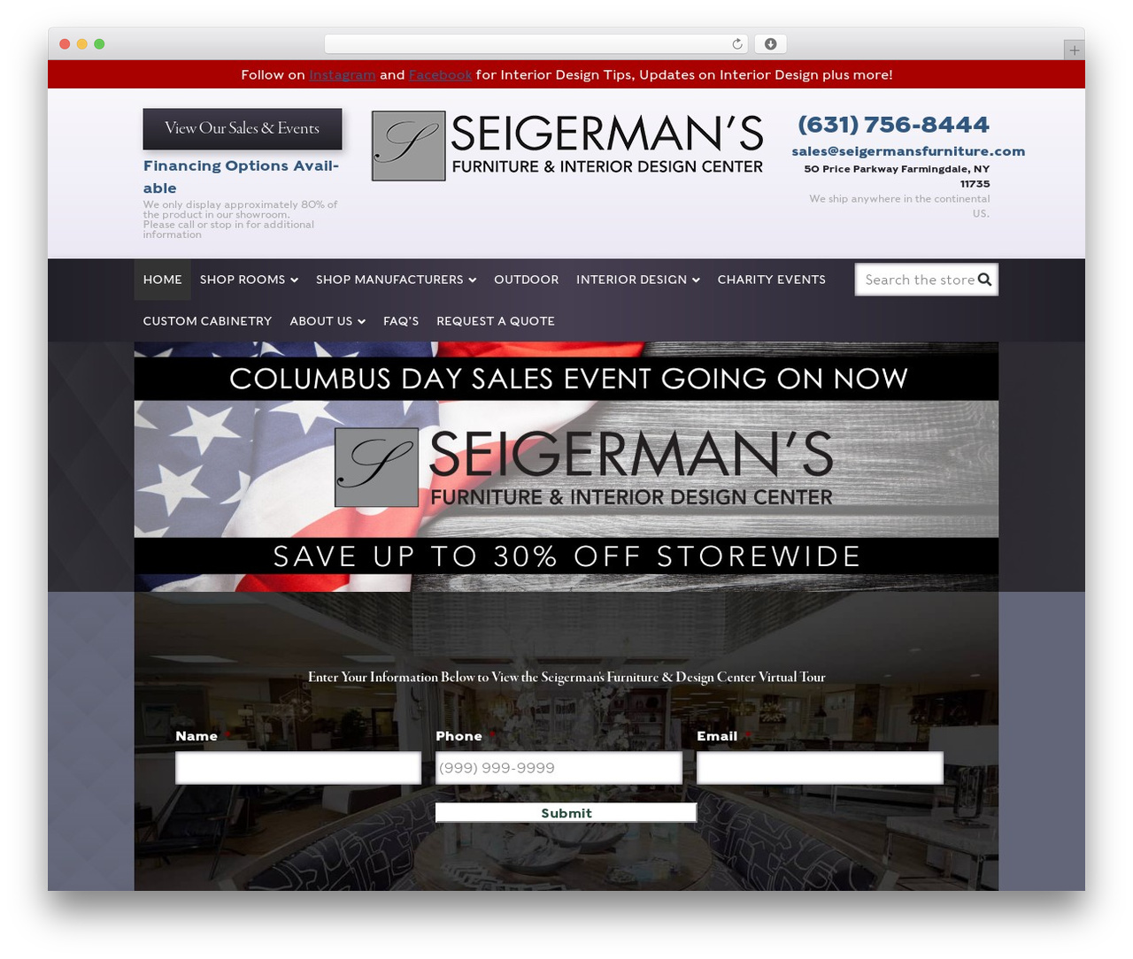 Custom Responsive (SASS) Theme theme WordPress - seigermansfurniture.com