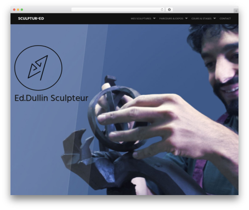 Harmonic theme WordPress - sculptured.fr