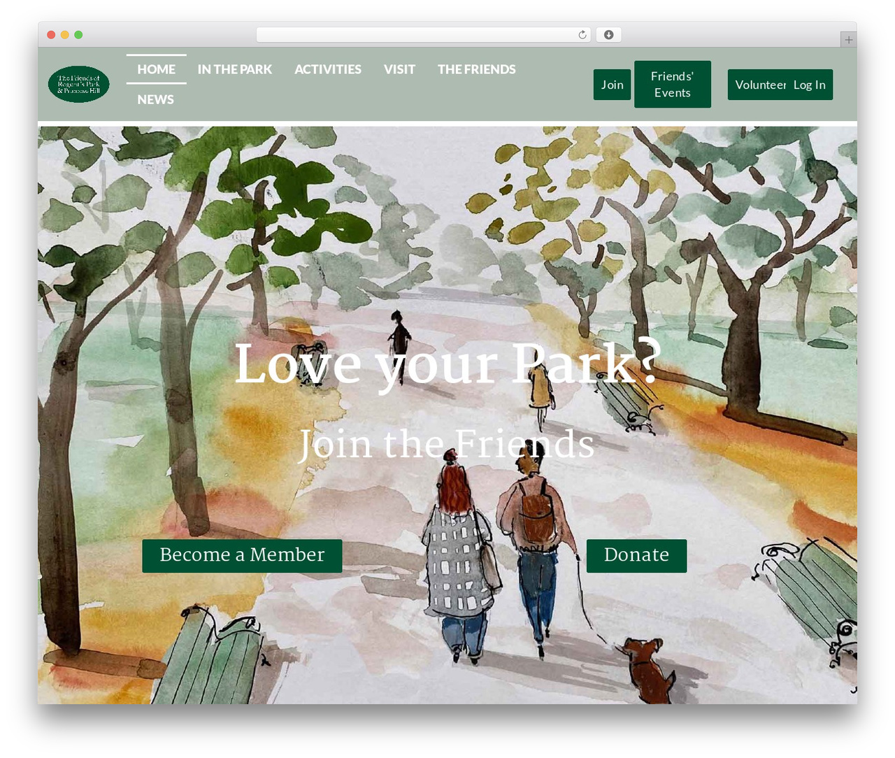 Hello Elementor WordPress theme - friendsofregentspark.org