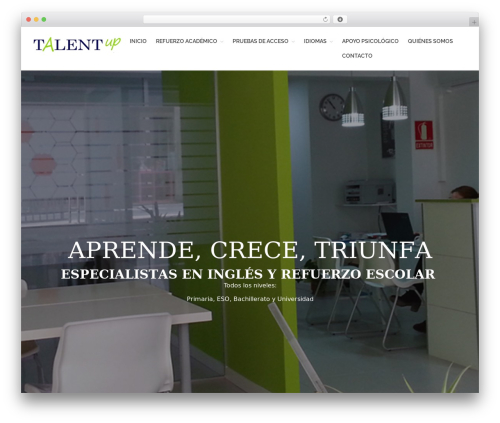 Layers theme WordPress - talentup.es