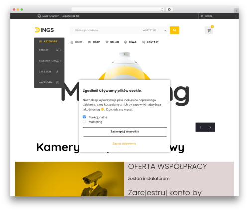 Theme WordPress pinkmart - dings.pl