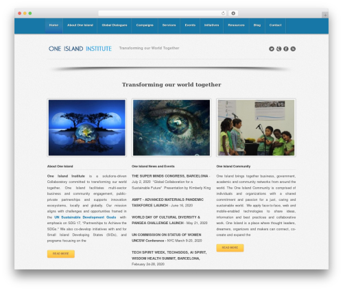 WordPress theme Authentic - oneislandinstitute.org