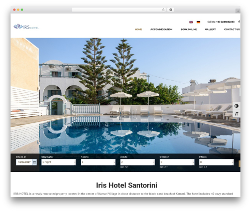 Thim framework WordPress plugin - iris-santorini.com
