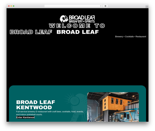 Beaver Builder Theme WordPress theme - broadleafbeer.com