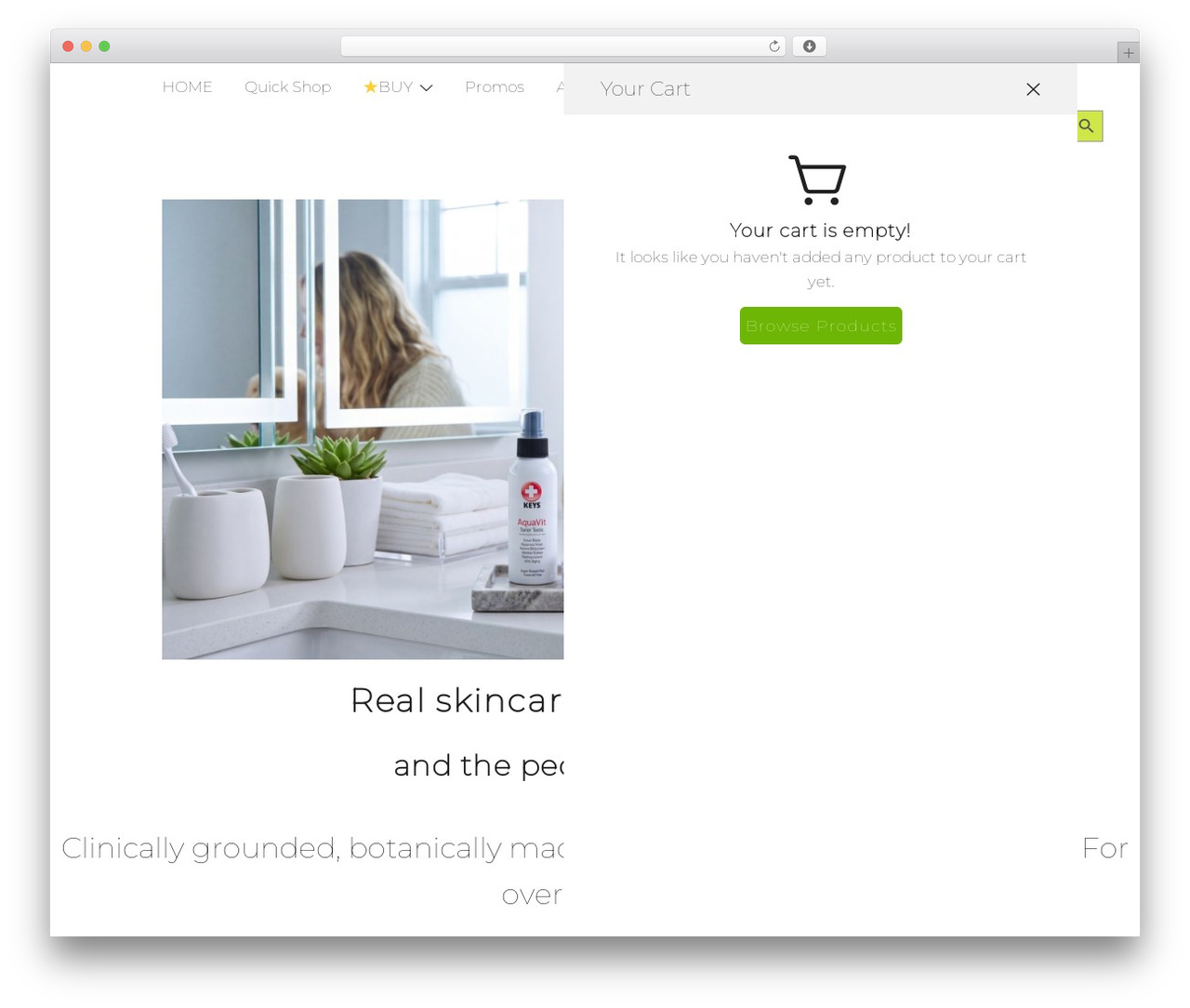 Botiga WordPress theme - keyspure.com