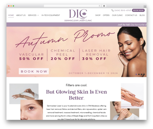 dermaclearlaser theme WordPress - dermaclearlaser.ca