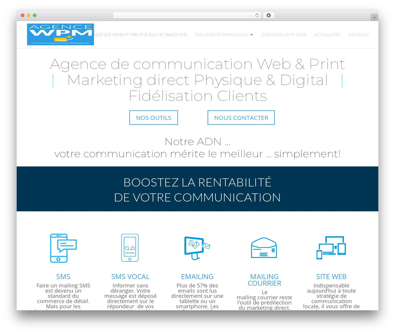 Divi WordPress theme - web-print-marketing.com