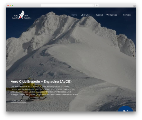 WordPress theme Mustersite - aeroclub-engadin.ch