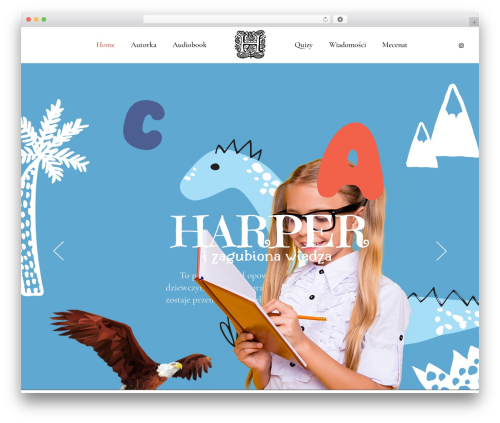 WordPress theme chapterone - harperpolska.com
