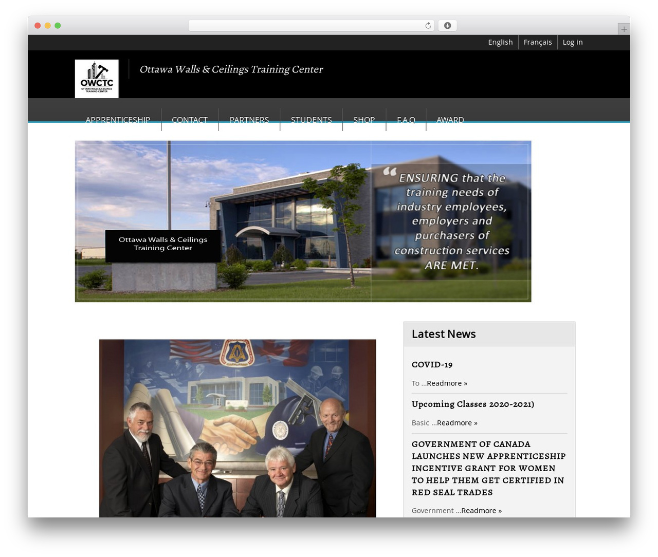 WordPress theme Responsive - owctc.org