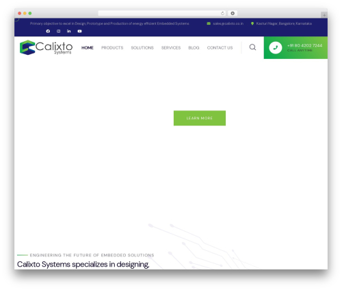 WordPress theme Techlon - calixtosystems.com