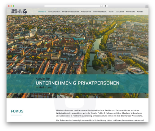 am-theme theme WordPress - kanzlei-fichter.de