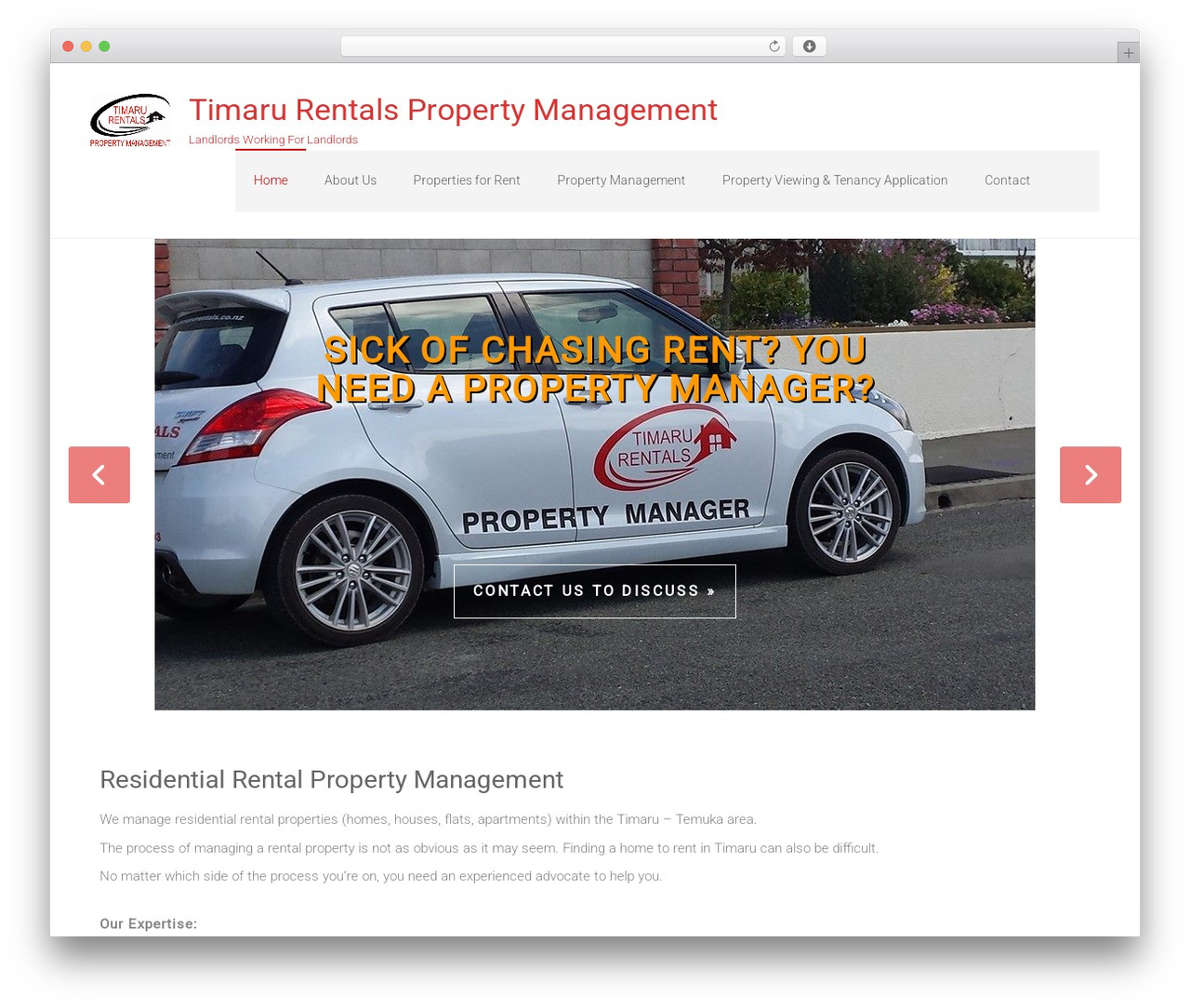 Ample free WordPress theme - timarurentals.co.nz