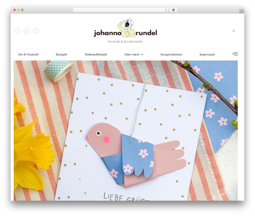 Best WordPress theme Hello Elementor - johannarundel.de