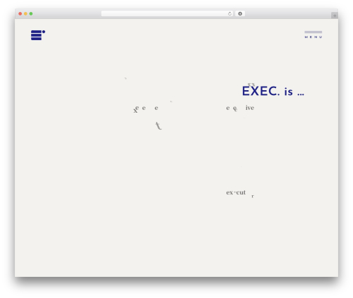 Best WordPress theme Exec - exec-intl.com