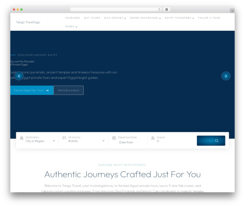 Tocer WordPress plugin - tango-travel.com