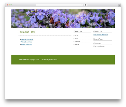 BirdTIPS WordPress theme - formandflow.com BirdTIPS WordPress theme - formandflow.com