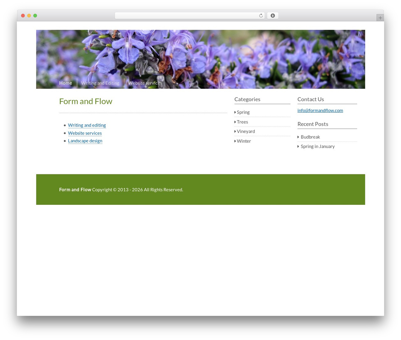 BirdTIPS WordPress theme - formandflow.com BirdTIPS WordPress theme - formandflow.com
