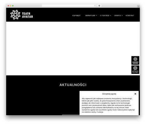 Divi best WordPress theme - teatravatar.pl