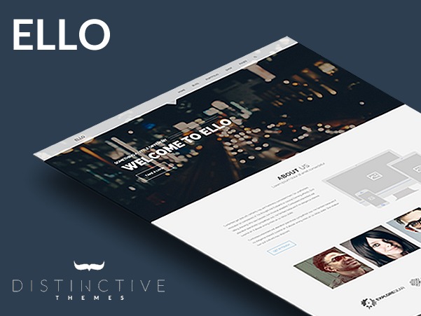 Ello WordPress theme by Distinctive Themes